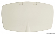 Duschkabine NEW EDGE aus UV-bestndigem LURAN Schlauch 4,0m Dusche Typ MIZAR cremefarbig RAL 9010