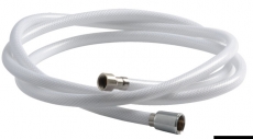 Duschkabine NEW EDGE aus UV-bestndigem LURAN Schlauch 4,0m Dusche Typ BORIS wei