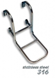 Badeleiter 3 stufig aus NIRO min. Spiegelhhe 380 mm BBN2