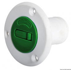 Tankstutzen aus Nylon/Fiberglas Farbe wei Typ FUEL 38mm eben