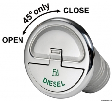 Einfllstutzen Quick Lock Fuel gerade 50mm mit Schlssel