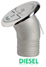 Einfüllstutzen Quick Lock Diesel abgewinkelt 30 Grad 50mm Einfüllstutzen Quick Lock Diesel abgewinkelt 30 Grad 50mm