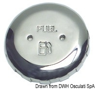 Deckeinfllstutzen fr Treibstoff Typ FUEL Anschlu 38mm