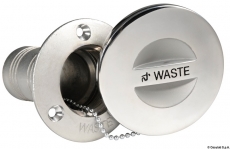 Einfüllstutzen aus rostfreiem Edelstahl AISI 316 Mikrofusion WASTE 38mm Einfüllstutzen aus rostfreiem Edelstahl AISI 316 Mikrofusion WASTE 38mm