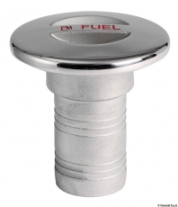 Einfllstutzen aus rostfreiem Edelstahl AISI 316 Mikrofusion FUEL 38mm