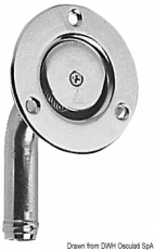 Tanklüfter mit 90Grad Winkel aus rostfreiem Edelstahl Schlauchanschluss 19mm Kopf 66mm Tanklüfter mit 90Grad Winkel aus rostfreiem Edelstahl Schlauchanschluss 19mm Kopf 66mm