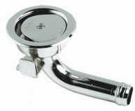 Tanklfter mit 90Grad Winkel aus rostfreiem Edelstahl Schlauchanschluss 16mm Kopf 50mm