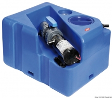 Schmutzwassertank mit integriertem Zerhacke horizontal 40 Liter 12V