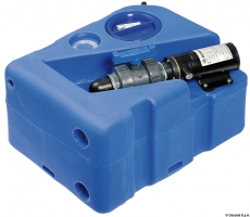 Schmutzwassertank mit integriertem Zerhacke horizontal 40 Liter 24V Schmutzwassertank mit integriertem Zerhacke horizontal 40 Liter 24V