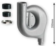 Anti-Schaum-berlauf Adaptern mit Klemme fr 38 oder 50 mm Anschlu