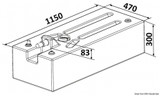 142Liter Treibstofftanks Benzin und Diesel, aus netzverst�rktem Polyethylen