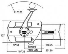 Teleflex Einzelhebelbedienung CH2900 MV-3 Bedienung