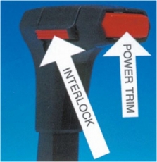 Teleflex C80/LT Einhebelbedienung Schaltbox mit Verriegelung. und Trimm