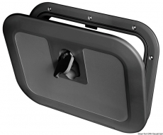 Inspektionsluke, 375x375 mm, FLUSH Ausführung schwarz Inspektionsluke, 375x375 mm, FLUSH Ausführung schwarz