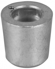 Hutmutter mit Zinkanode, komplett mit NIRO-Sicherungblech fr 20mm Welle