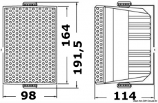 CABINET Range - 2-Way Stereo Speaker for external/internal mounting wei
