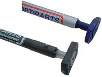 Optiparts Standard mit Gummigelenk ohne Tauwerk silber