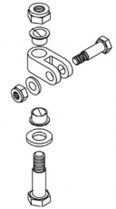 Teleflex NIRO Gabel-Satz, Langbolzen Teleflex NIRO Gabel-Satz, Langbolzen