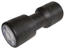 Mittelrolle PVC/Gummi m. innerer Metallverstrkung 75mm 200mm