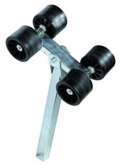 Bewegliche Seitenrolle, 40mm, 4 Rollen, Trailerzubeh�r 120mm