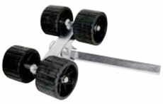 Bewegliche Seitenrolle, 40mm, 4 Rollen, Trailerzubehör 120mm erhöht Bewegliche Seitenrolle, 40mm, 4 Rollen, Trailerzubehör 120mm erhöht