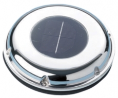 Solarlfter mit eingebautem Akku fr bis zu 24 Stunden Ventilationsbetrieb