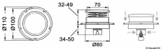 Pilzfrmiger Lfter Wind Shell Lftungssystem