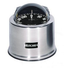 Ritchie Aufbaukompass Globemaster SP-5C für Motor und Segelboote 5 Zoll Edelstahl Ritchie Aufbaukompass Globemaster SP-5C für Motor und Segelboote 5 Zoll Edelstahl