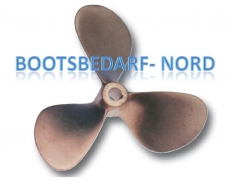 3-Blatt Schiffsschraube bronze Typ E13 Steigung = 17 x 11 Welle = 30mm