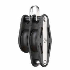 Sprenger - 10mm Gleitlagerblock mit 2 Rollen, Wirbel und Hundsfott Sprenger - 10mm Gleitlagerblock mit 2 Rollen, Wirbel und Hundsfott
