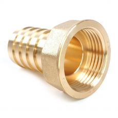 Schlauchanschluss 10mm mit Innengewinde aus Messing 3/8 Zoll