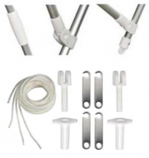Bimini, Sonnensegel, Sonnentop Breite: 170 - 180cm Hhe: 110cm Tiefe: 180cm weiss