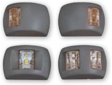 LED-Positionslaterne fr Boote bis 12M Wei 135, Hecklicht