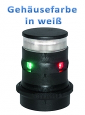 Aqua Signal Serie 34 LED Dreieinigkeit + Anker Tricolor + Anchor Gehäuse weiß Licht 135° 2x 112,5° 360° Aqua Signal Serie 34 LED Dreieinigkeit + Anker Tricolor + Anchor Gehäuse weiß Licht 135° 2x 112,5° 360°