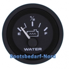 Wassertankanzeige - Water Tank Gauge Ausführung Geber 10-180 Ohm (VDO) Premier Pro Wassertankanzeige - Water Tank Gauge Ausführung Geber 10-180 Ohm (VDO) Premier Pro