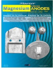 Alpha 1 Gen 1 1983 - 1990 Anoden Set Magnesium Alpha 1 Gen 1 1983 - 1990 Anoden Set Magnesium