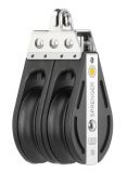 Block mit 2 Rollen und durchgehendem NIRO Bgel aus der S-Block Serie 12mm