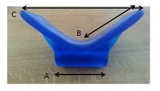 V Buggabel Polymer Bow Stop 75mm Bohrung 12mm