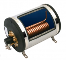 Warmwasserspeicher Rund, Aluminium Leistung 1200W Inhalt 22Liter
