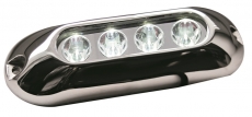 LED-Unterwasserscheinwerfer fr Badeplattformen / Heckspiegel / Kiel 4x3 W blau