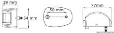 Mouse LED-Navigationslichter bis 20m Bootslnge Gehuse wei Steuerbord grn