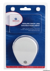 Mouse LED-Navigationslichter bis 20m Bootslnge Gehuse wei 225 zweifarbig