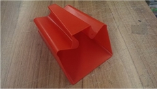 Wasserschaufel Rot aus Kunststoff �sfass sehr flexiblem Kunststoff