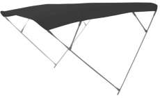 Sonnentop Wilma mit 4 Bögen ALU 25mm Breite 255cm schwarz Sonnentop Wilma mit 4 Bögen ALU 25mm Breite 255cm schwarz