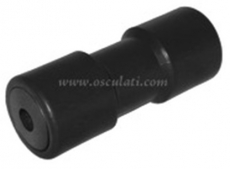 Mittlere Kielrolle mit Stahlkern + Kunststoffbuchse L 200mm Bohrung 26mm schwarz Mittlere Kielrolle mit Stahlkern + Kunststoffbuchse L 200mm Bohrung 26mm schwarz