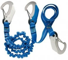 Lifebelt Elastic Line mit 3 Sicherheits-Karabiners Lifebelt Elastic Line mit 3 Sicherheits-Karabiners