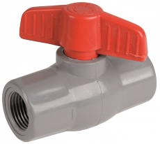 Kugelhahn Aus Polypropylen, mit interner Ventilkugel aus 1 1/2