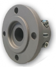 Klemmflansch aus Stahl mit Zentrierrand 40mm Welle