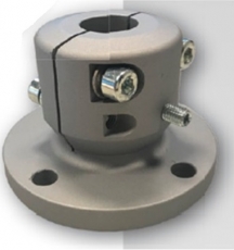 Klemmflansch aus Stahl mit Zentrierrand 40mm Welle