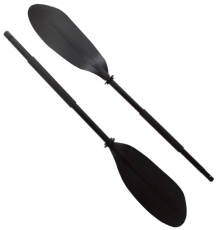 Asymetrisches Doppelpaddel 240 cm schwarz Asymetrisches Doppelpaddel 240 cm schwarz